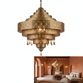 Lampadario Ottone Marrakech artigianale