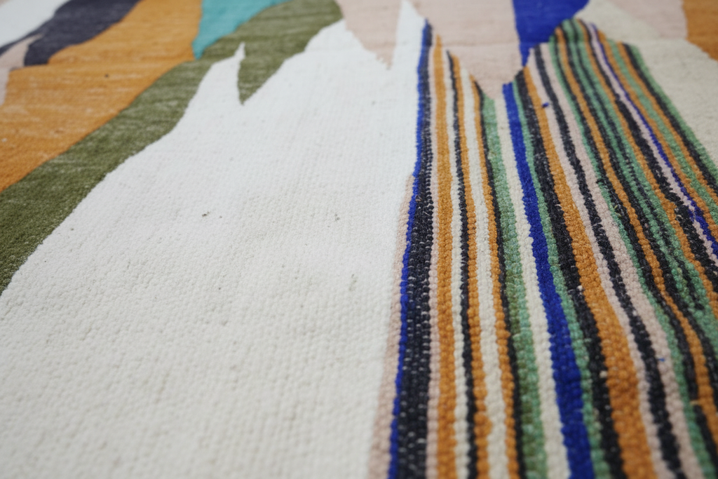 IDIR Tappeto Berbero Kilim Astratto Stalattiti - dettaglio texture