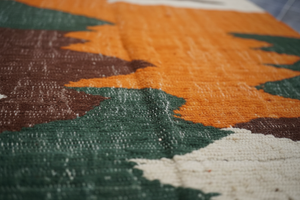 ANZAR Tappeto Berbero Kilim Montagne Atlante - dettaglio texture