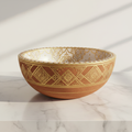 Lavabo Artigianale Terracotta & Oro
